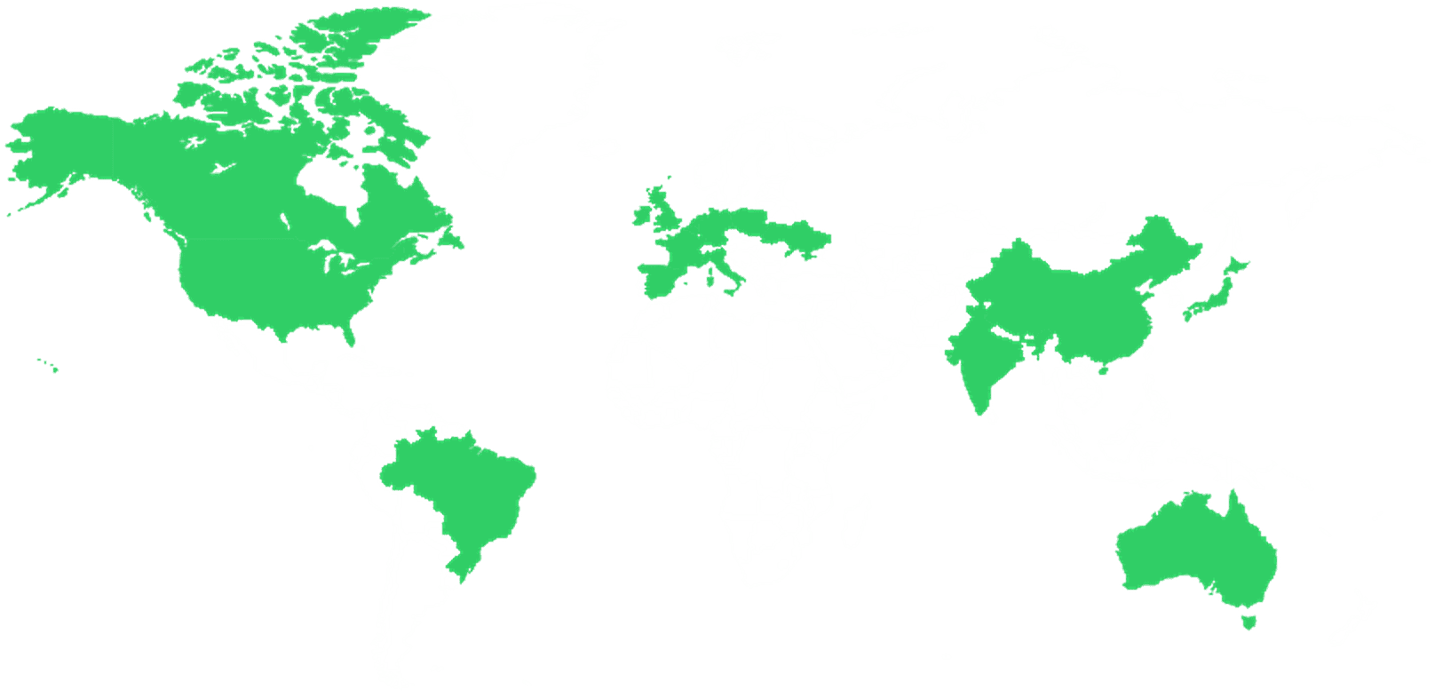 Mapa krajów, w których Nirby złożyło zgłoszenia patentowe